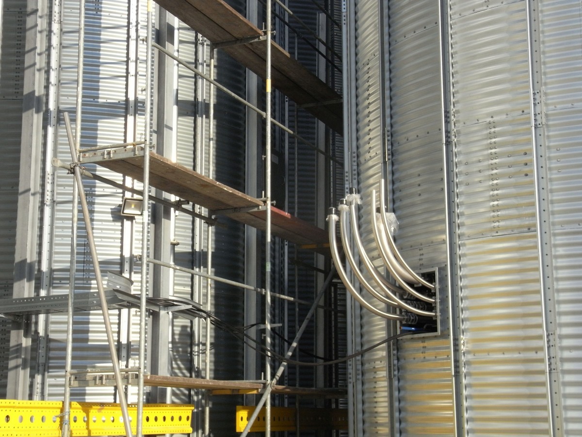Silowanddurchführung