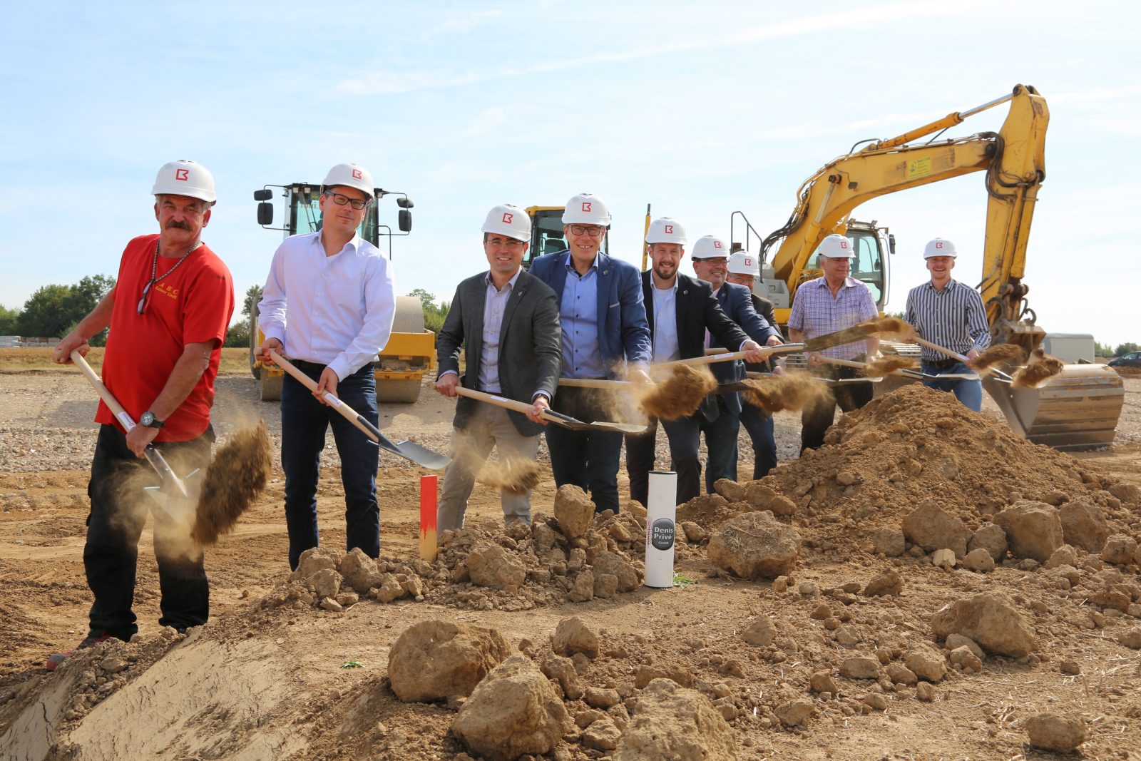 Spatenstich zum Neubau in Wölfersheim-Berstadt am 17.09.2018